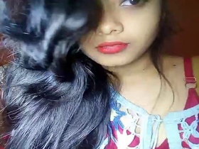 Jaslinesjely's face takes center stage in this online porn video