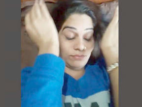 Desi aunt with a hairy pussy gets fucked hard