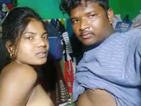 Married couple from Indian village enjoys passionate sex