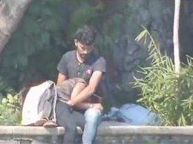 Indian couple has public sex in broad daylight with a blowjob and fingering