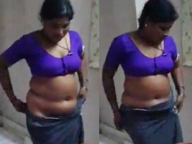 Curvy bhabi gets naughty with her belly button