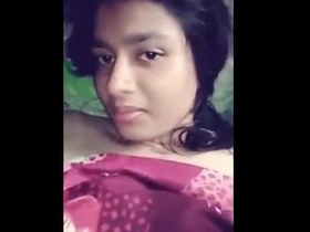 Cute Indian teenager gets naughty on camera