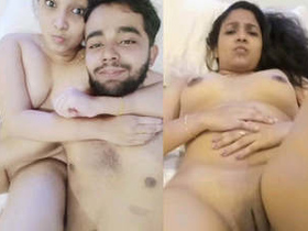 Beautiful Indian couple indulges in steamy hotel sex
