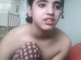 Superb audio quality adds to the thrill of watching a cute desi teen show off her body